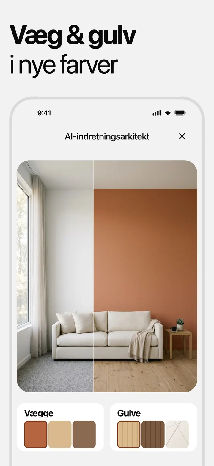 Væg og gulv